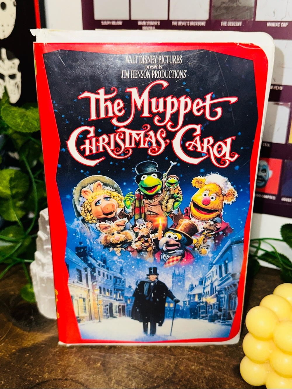 Vintage Disney Christmas The Muppet Christmas Carol Movie 90’s VHS Tape